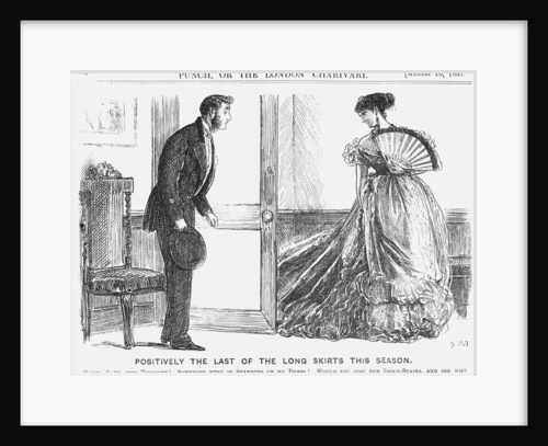 Positively the Last of the Long Skirts this Season by George du Maurier