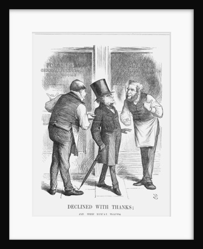 Declined with Thanks; or The Rival Touts by John Tenniel