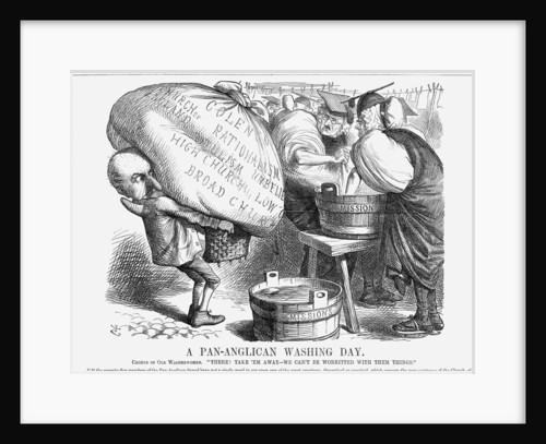 A Pan-Anglican Washing Day by John Tenniel