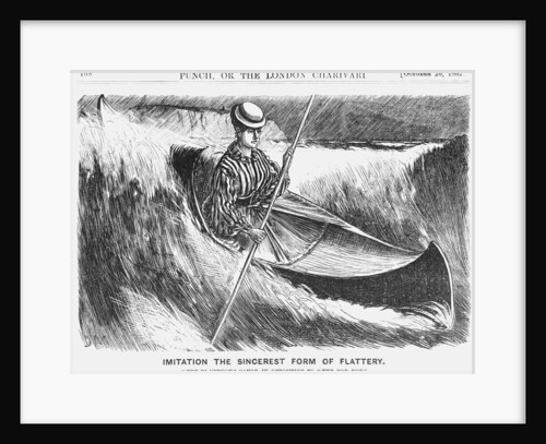 Imitation the Sincerest Form of Flattery by George du Maurier