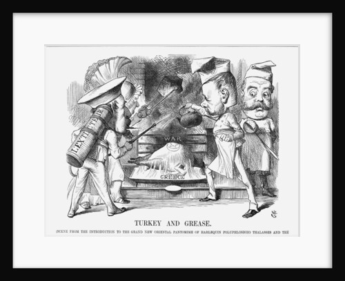 Turkey and Grease by John Tenniel