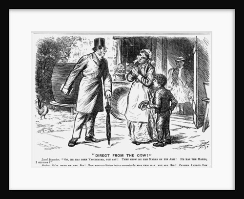 Direct from the Cow! by Charles Samuel Keene