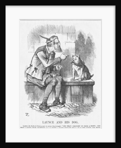 Launce and his Dog by Joseph Swain