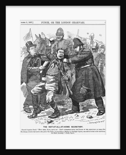 The Not-At-All-At-Home Secretary by Edward Linley Sambourne