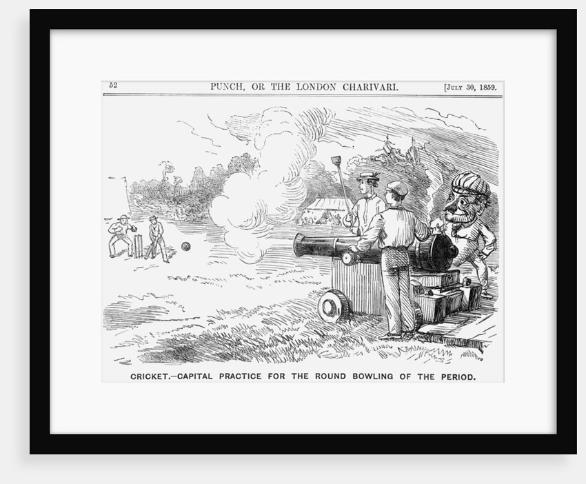 Cricket - Capital Practice for the Round Bowling of the Period by Anonymous