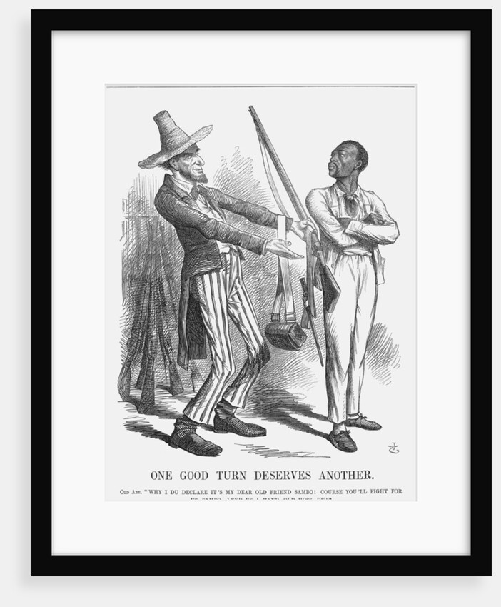 One Good Turn Deserves Another by John Tenniel