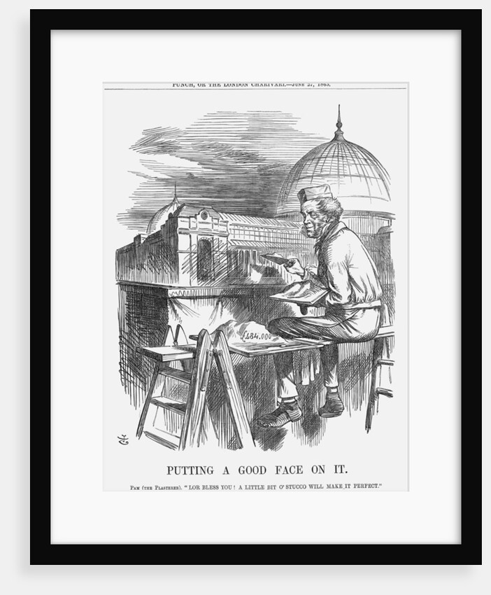 Putting a Good Face On It by John Tenniel