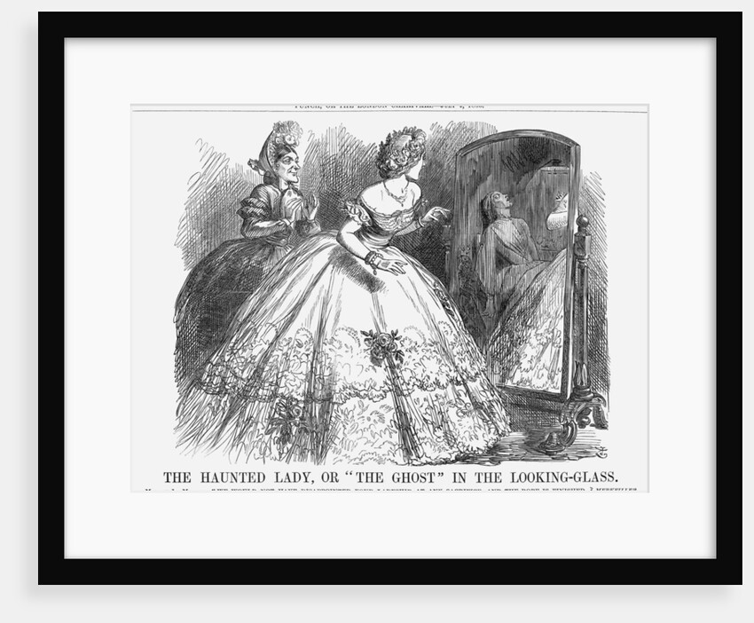 The Haunted Lady, Or The Ghost In the Looking-Glass by John Tenniel