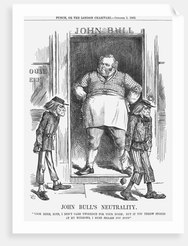 John Bull's Neutrality by John Tenniel