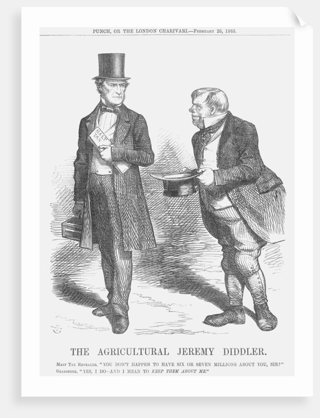 The Agricultural Jeremy Diddler by John Tenniel