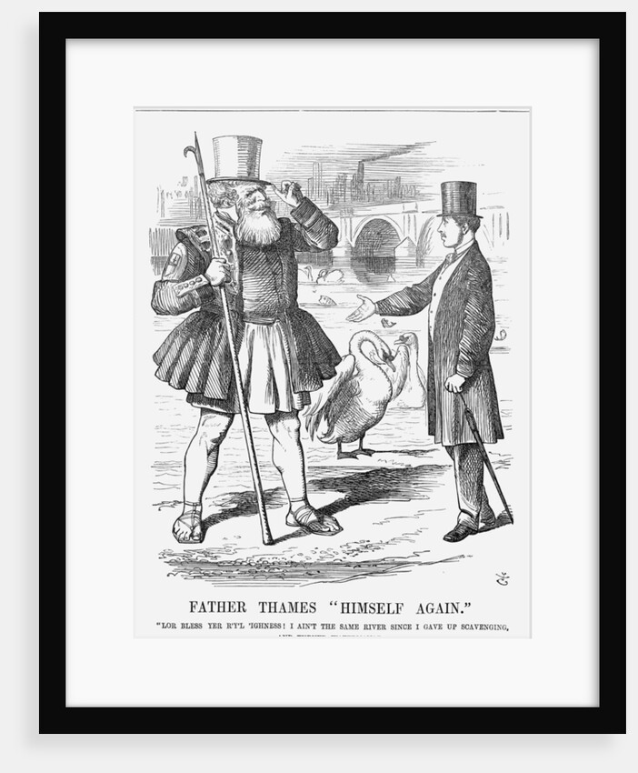 Father Thames Himself Again by John Tenniel