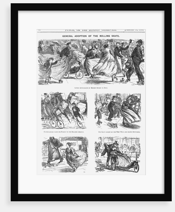 General Adoption of the Rolling Skate by George du Maurier
