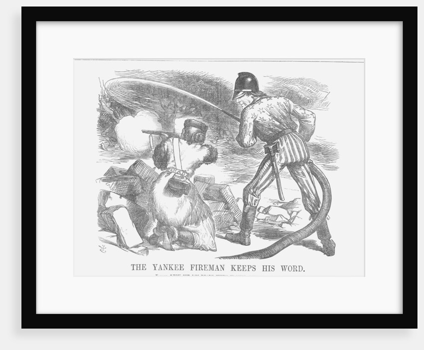 The Yankee Fireman keeps his Word by John Tenniel