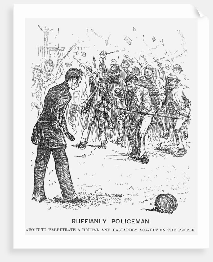 Ruffianly Policeman by Anonymous