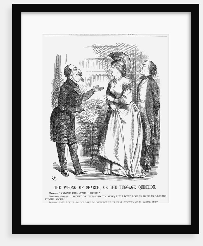 The Wrong of Search, or The Luggage Question by John Tenniel