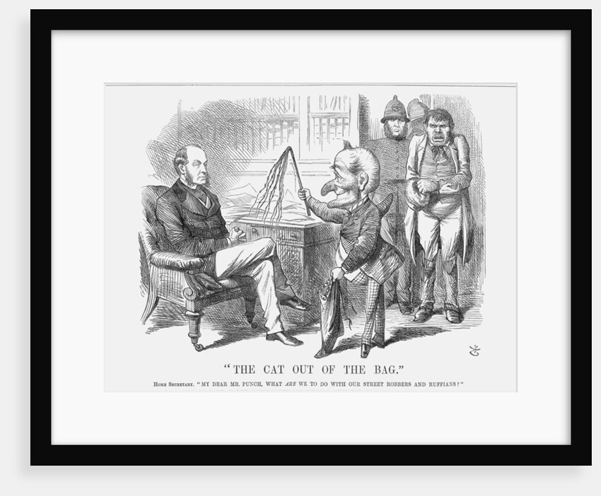 The Cat out of The Bag by John Tenniel