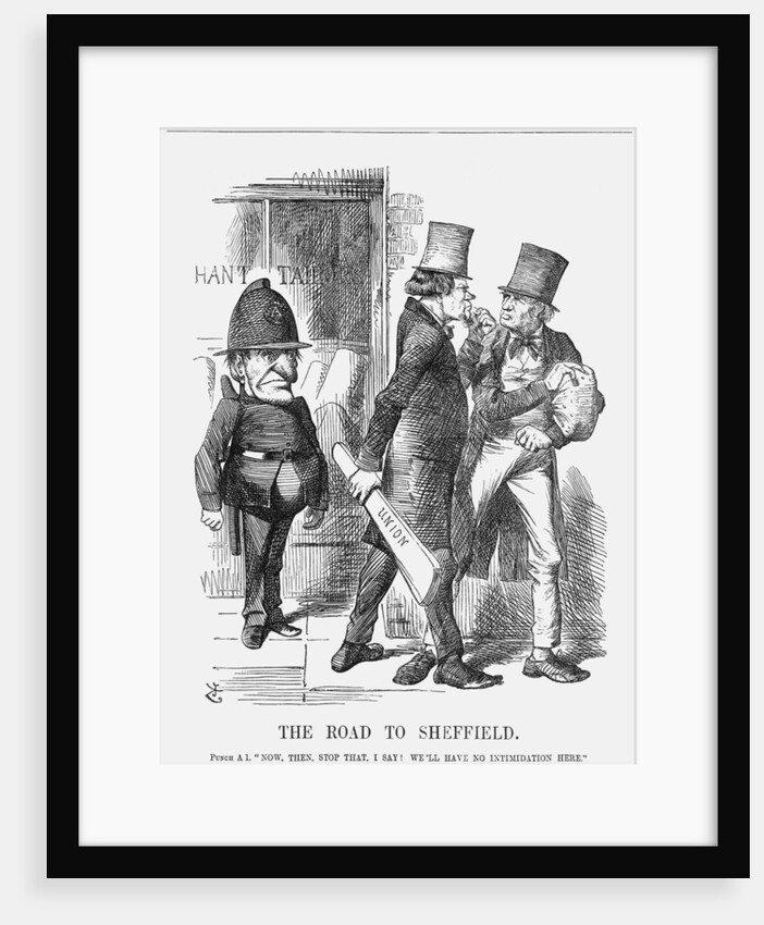 The Road to Sheffield by John Tenniel