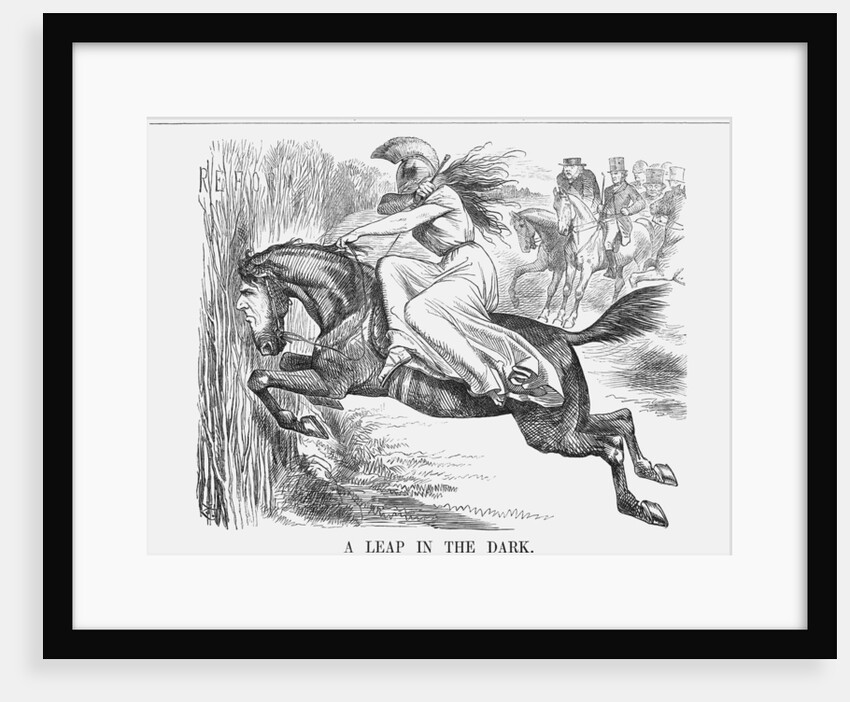 A Leap in the Dark by John Tenniel