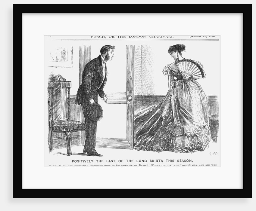 Positively the Last of the Long Skirts this Season by George du Maurier
