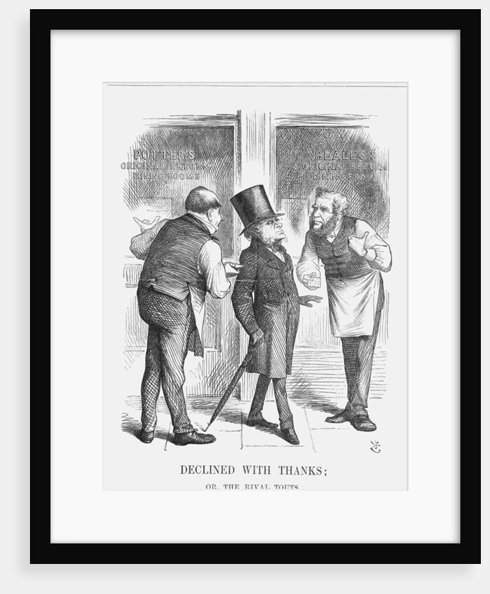 Declined with Thanks; or The Rival Touts by John Tenniel