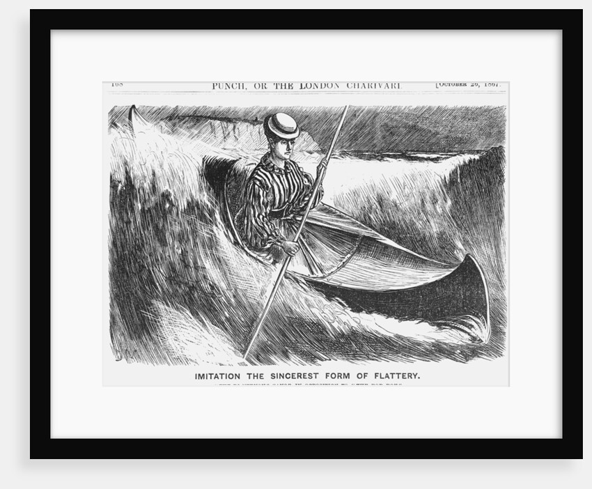 Imitation the Sincerest Form of Flattery by George du Maurier