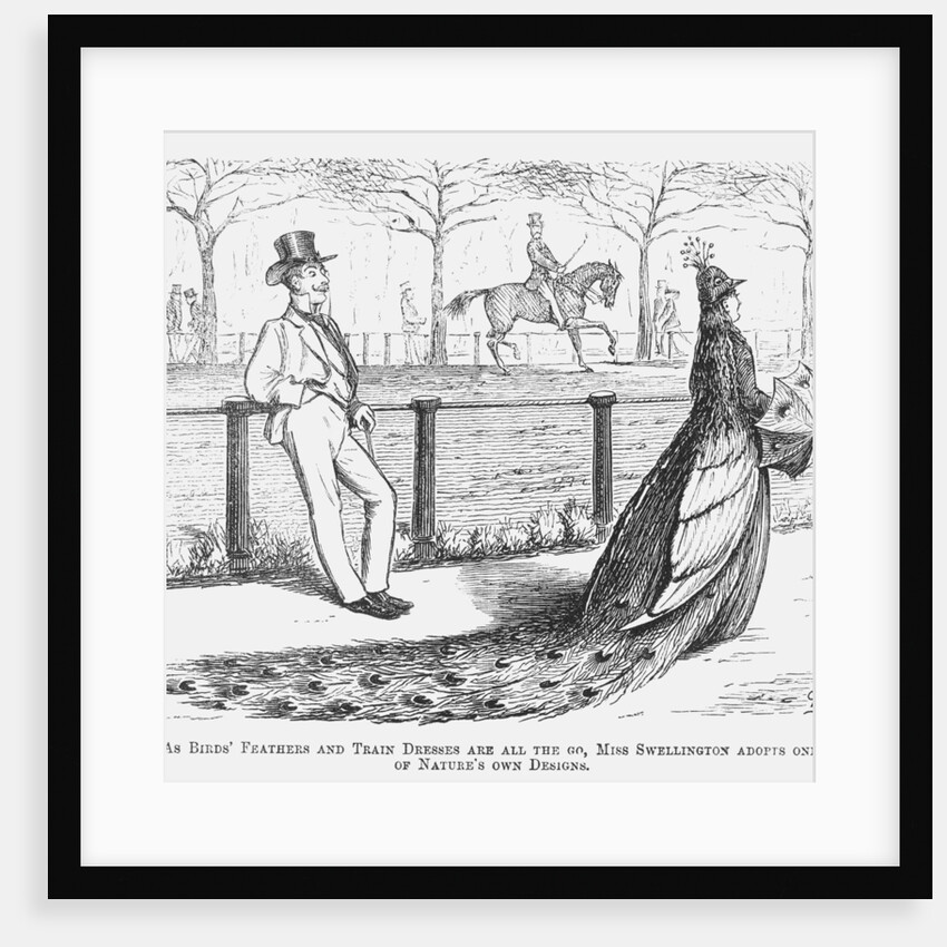 Miss Swellington taking a walk by Edward Linley Sambourne