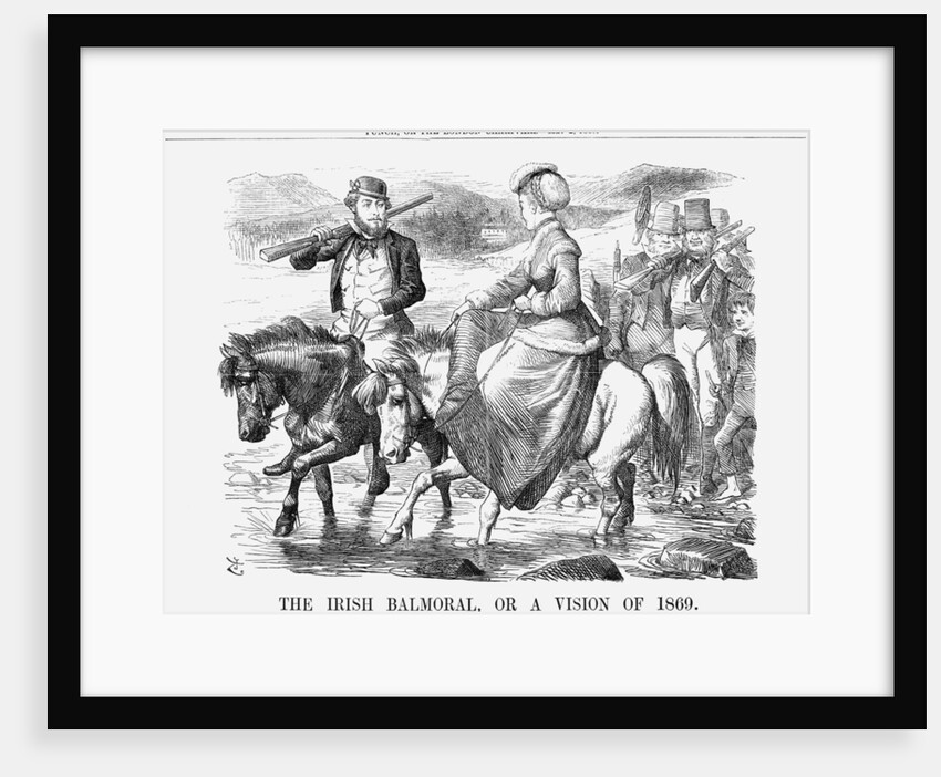 The Irish Balmoral, Or A Vision of 1869 by John Tenniel