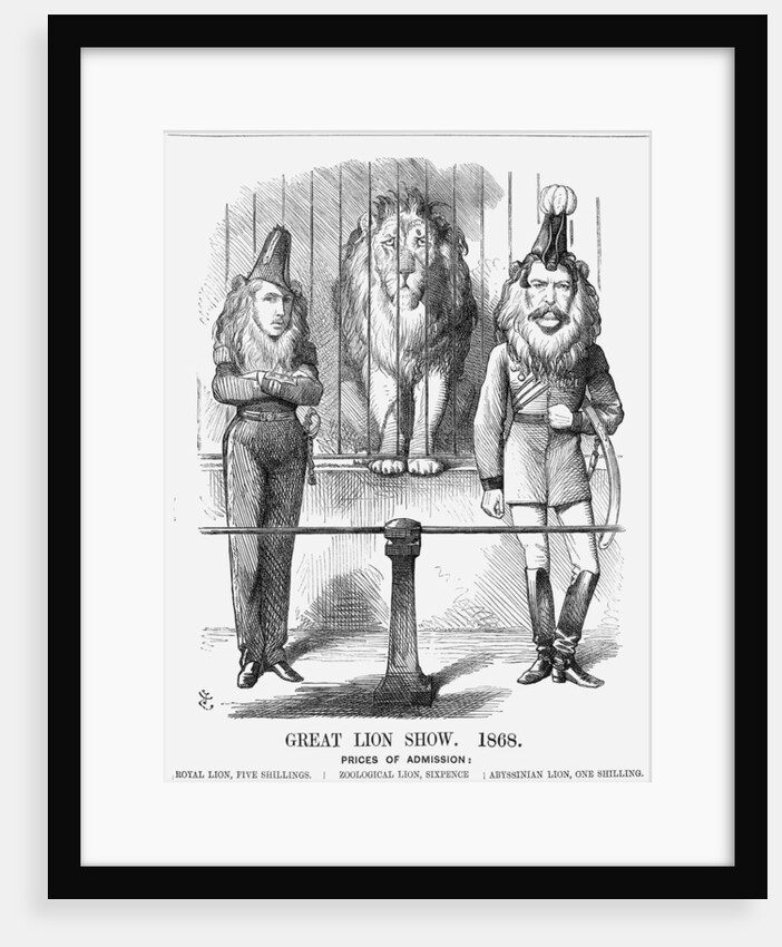 Great Lion Show by John Tenniel