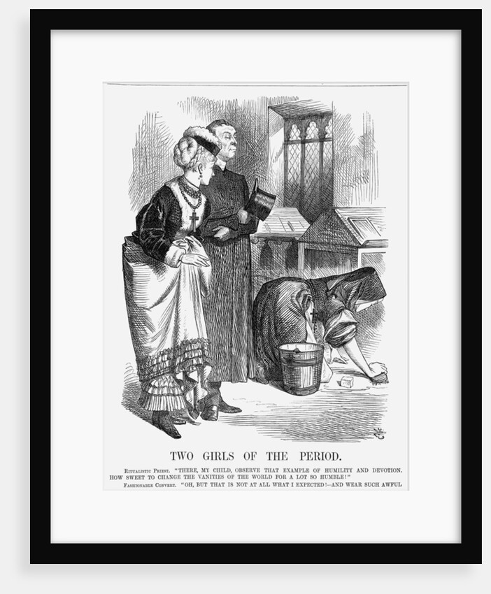 Two Girls of The Period by John Tenniel