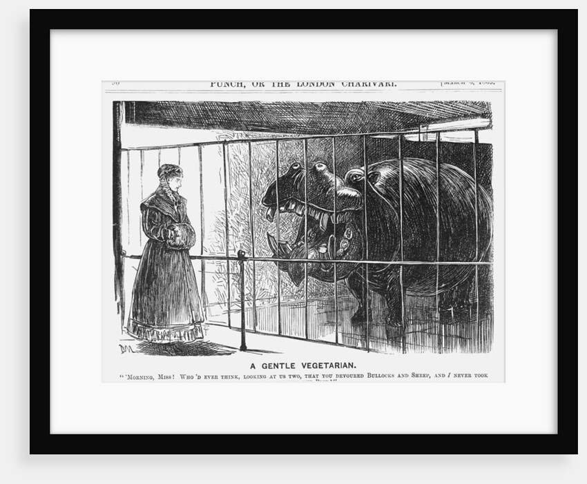 A Gentle Vegetarian by George du Maurier