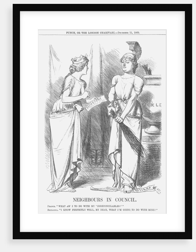 Neighbours In Council by John Tenniel