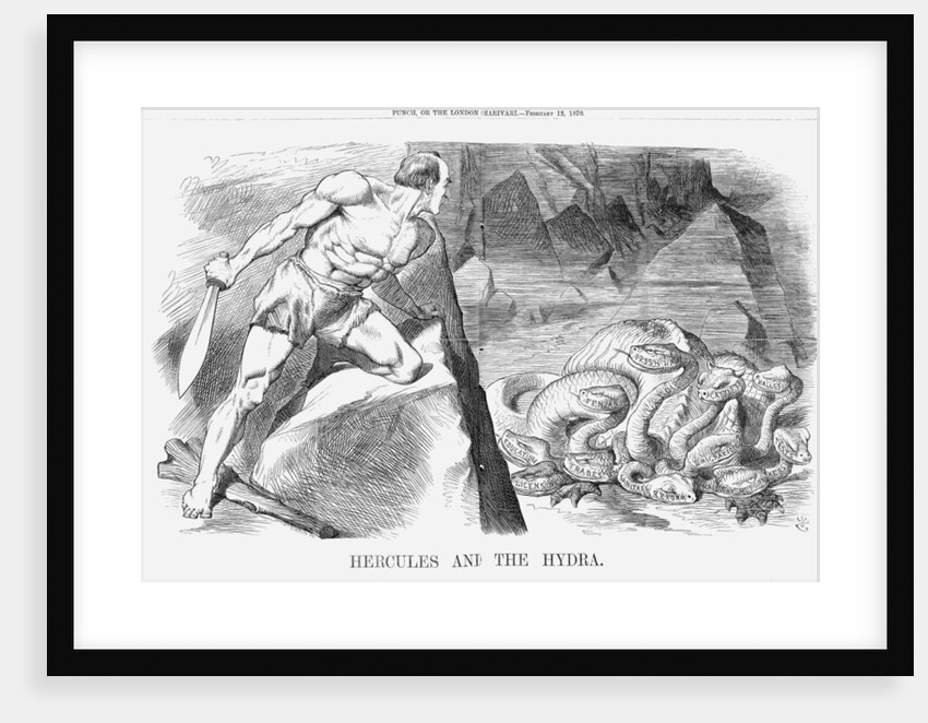 Hercules and The Hydra by Joseph Swain