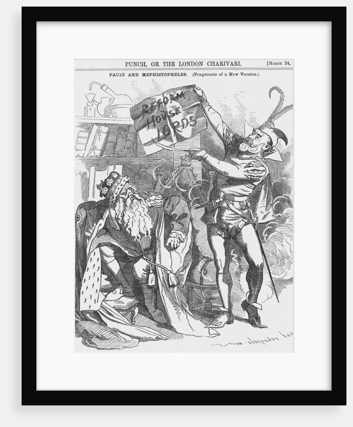 Faust and Mephistopheles by Anonymous