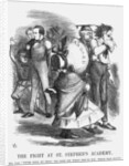 The Fight at St. Stephen's Academy by John Tenniel