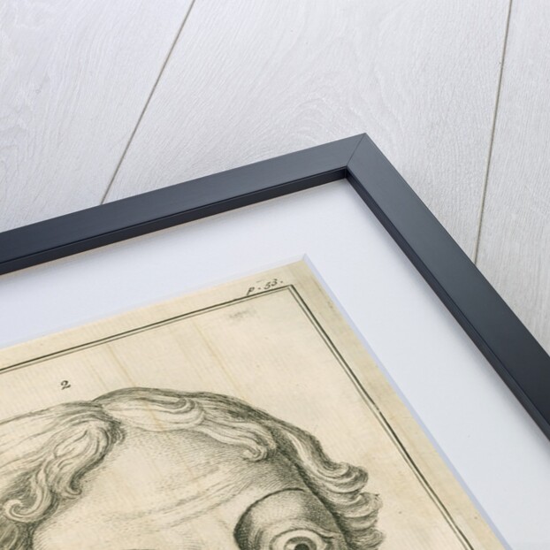 'A face demonstrating veneration or reverence and a face showing fear and terror' by James Mynde