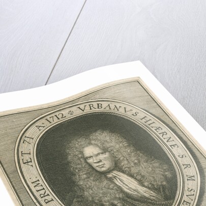 Portrait of Urban Hjarne (1641-1724) by Elias Brenner