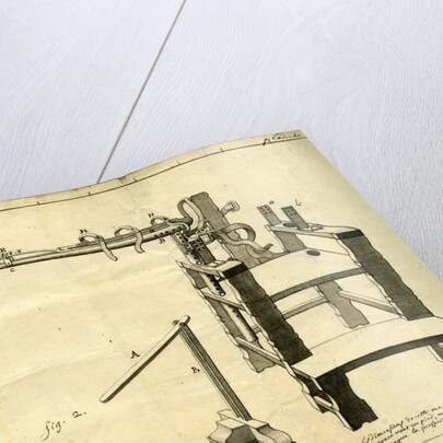 'Ambe of Hippocrates': contraption for repairing dislocated shoulder by Claude-Nicholas Le Cat