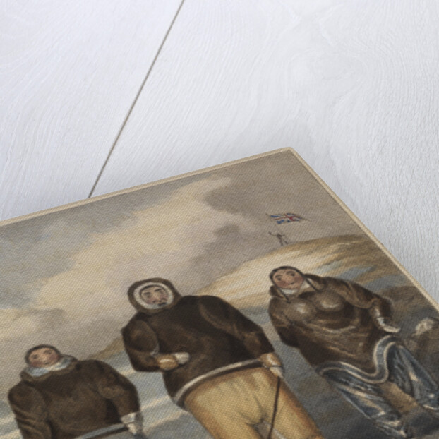 Three Inuit from Boothia Felix by John Brandard