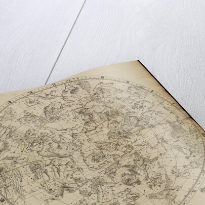 Northern planisphere, from John Flamsteed's 'Atlas Coelestis' by unknown