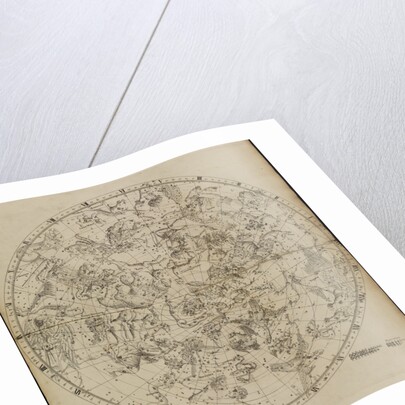 Northern planisphere, from John Flamsteed's 'Atlas Coelestis' by unknown