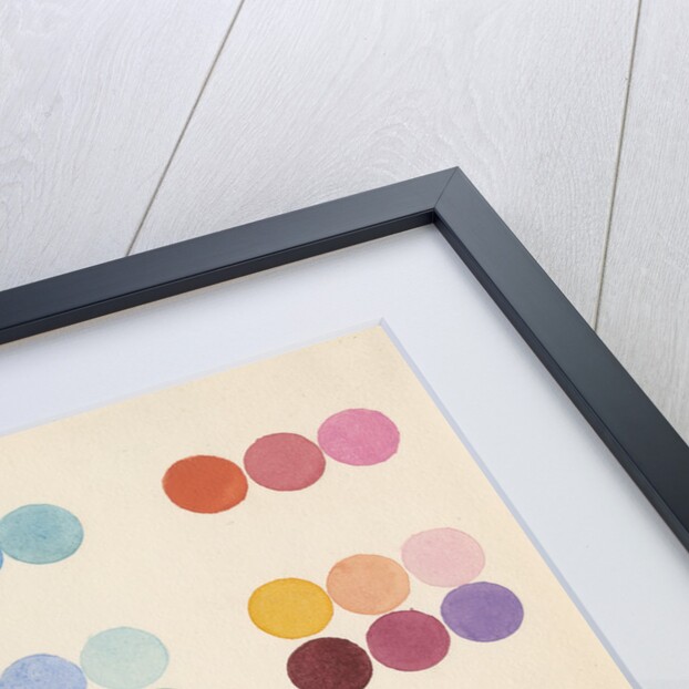 Colour spot chart by Anonymous