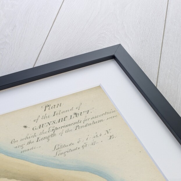 Plan of Gaunsah Lout Island, near Sumatra by unknown