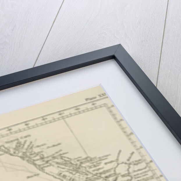 Map of the coast of New Zealand by Barak Longmate