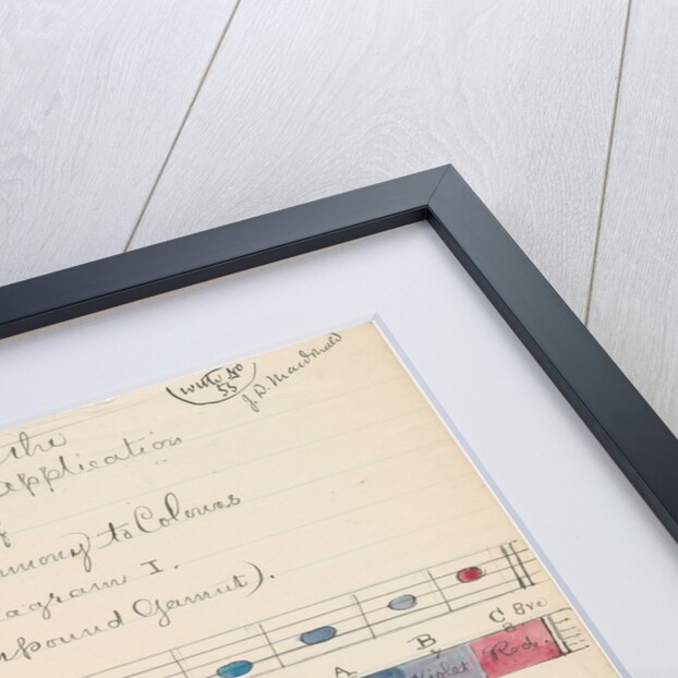 Musical harmony and colours by John Denis Macdonald