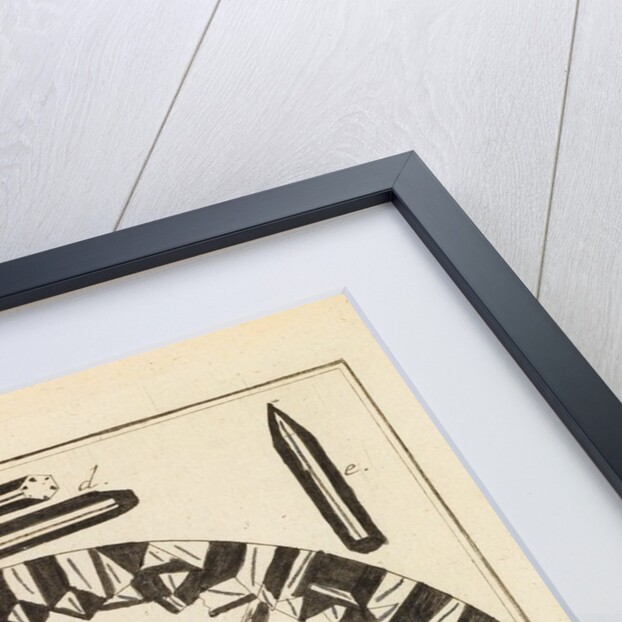 Nitre crystals by Martin Frobene Ledermuller