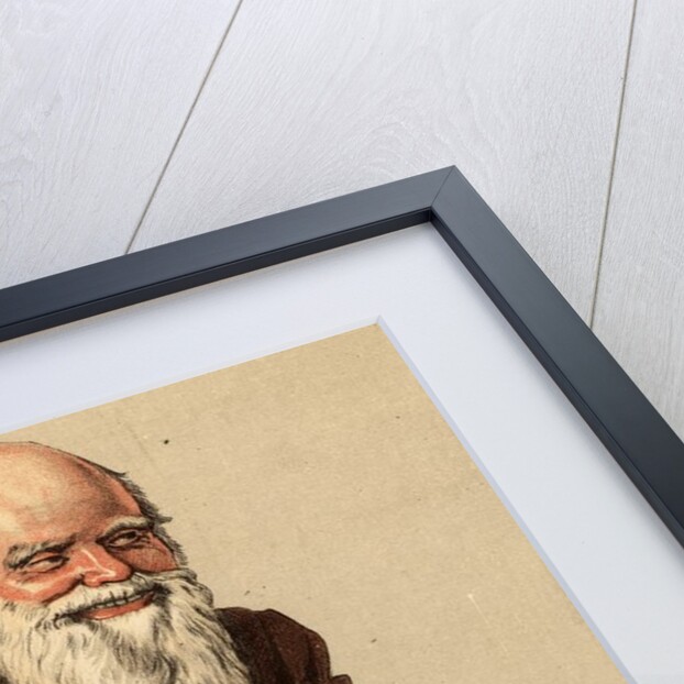 Caricature of Charles Robert Darwin by Jacques Joseph Tissot