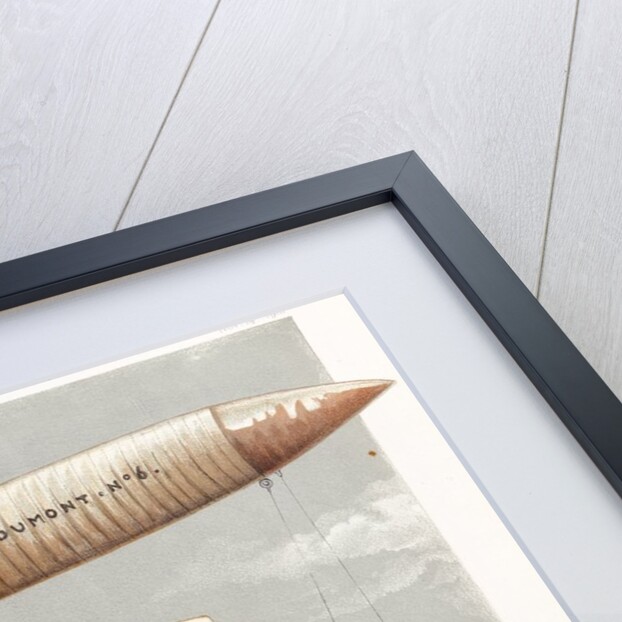 Caricature of Alberto Santos-Dumont by Geo Hum'