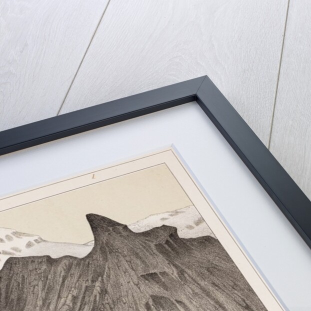 Lyksamm and Breithorn glaciers by Hercule Nicolet