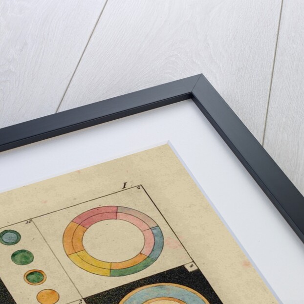 Optical diagrams by Johann Wolfgang von Goethe (1749-1832)