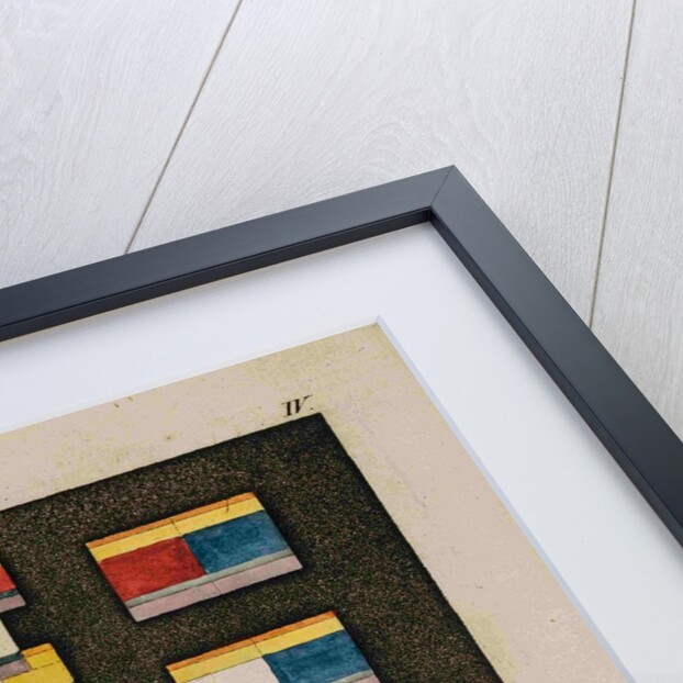 Optical diagrams by Johann Wolfgang von Goethe (1749-1832)